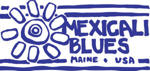 Mexicali Blues logo of a sun/flower