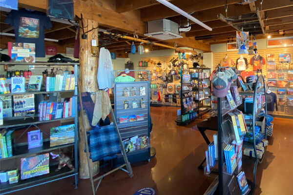 Inside of a Glen Canyon Conservancy store